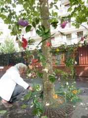 Intervention sur la Place Parmentier, Saint Denis, 10 juin 2011.