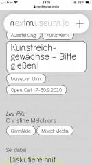 Museum Ulm, Open call